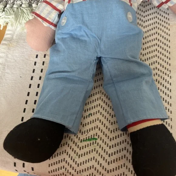 Vintage Knickerbocker 14" Raggedy Andy Original Doll - Picture 3 of 6